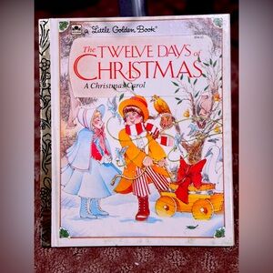 The 12 days of Christmas a Christmas Carol, a little golden book